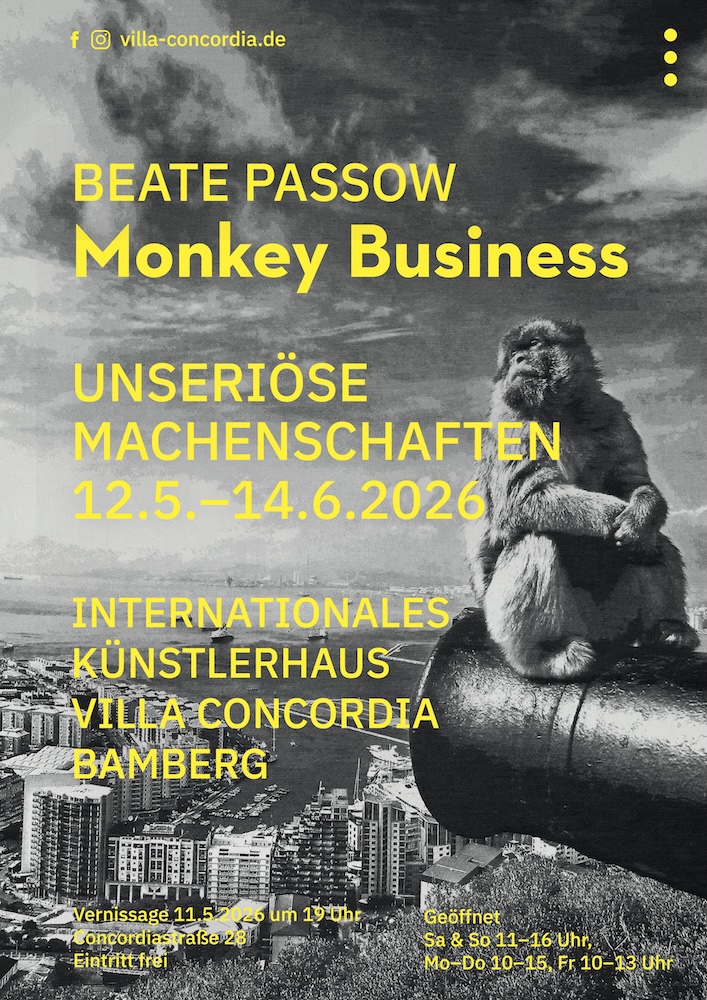 Plakat zur Ausstellung Monkey Business